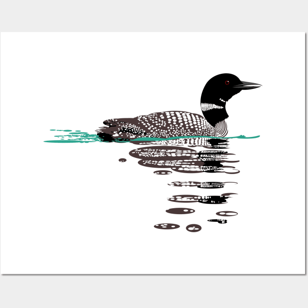 Common Loon Wall Art by stargatedalek